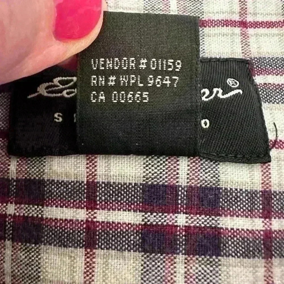 Men's Eddie Bauer Long Sleeve 100% Cotton Size Large L Tall Ultra Long Flannel - Picture 8 of 10